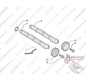 Шестерня распредвала (привод, ведомое зубчатое колесо) Fiat Doblo 46811045 Шестерня распредвала (привод, ведомое зубчатое колесо) Fiat Doblo 46811045