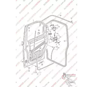 Навес двери передней правой верхний (петля) Volkswagen Transporter 7H0831402B 7H0 831 402 B Навес двери передней правой верхний (петля) Volkswagen Transporter 7H0831402B 7H0 831 402 B