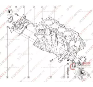 Сальник коленвала задний Renault Kangoo 7701473544 745.740 Сальник коленвала задний Renault Kangoo 7701473544 745.740