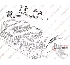 Свеча накаливания 11 V Fiat Doblo 71735464 GN030 Свеча накаливания 11 V Fiat Doblo 71735464 GN030