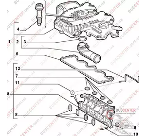 Прокладка впускного коллектора Fiat Doblo 46548459 375.240 Прокладка впускного коллектора Fiat Doblo 46548459 375.240