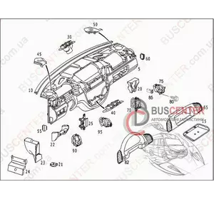 Дефлектор правый Mercedes Sprinter 9016800358 Дефлектор правый Mercedes Sprinter 9016800358