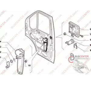 Корпус личинки замка передней правой двери Fiat Ducato 735318925 Корпус личинки замка передней правой двери Fiat Ducato 735318925
