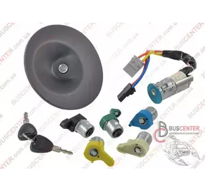 Замок зажигания - комплектный (комплект - 7 шт) Renault Kangoo 7701472590 FT82339 Замок зажигания - комплектный (комплект - 7 шт) Renault Kangoo 7701472590 FT82339