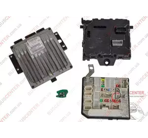 Электронный блок управления (ЭБУ) (комплект) Renault Kangoo 8201112294 Электронный блок управления (ЭБУ) (комплект) Renault Kangoo 8201112294