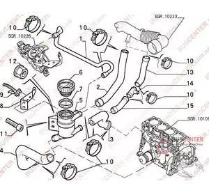 Горловина маслозаливная Fiat Ulysse 9612756080 Горловина маслозаливная Fiat Ulysse 9612756080