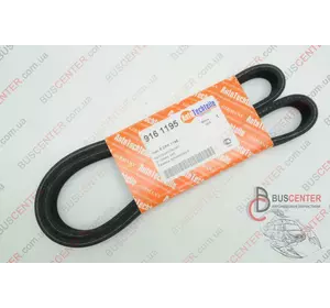 Ремень ручейковый 6 PK 1195 ("двухсторонний" с кондиционером) Volkswagen Transporter 06A 260 849 B ATT916 1195 Ремень ручейковый 6 PK 1195 ("двухсторонний" с кондиционером) Volkswagen Transporter 06A 260 849 B ATT916 1195