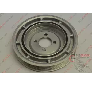 Шкив коленвала демпферный 6 ручейков Fiat Doblo 55200498 04719 Шкив коленвала демпферный 6 ручейков Fiat Doblo 55200498 04719