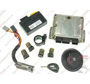 Электронный блок управления (ЭБУ) (комплект) Fiat Scudo 9659440380 0281011343 Электронный блок управления (ЭБУ) (комплект) Fiat Scudo 9659440380 0281011343