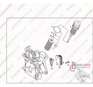 Передняя крышка двигателя Mercedes Sprinter R6110150902 R 611 015 09 02 Передняя крышка двигателя Mercedes Sprinter R6110150902 R 611 015 09 02