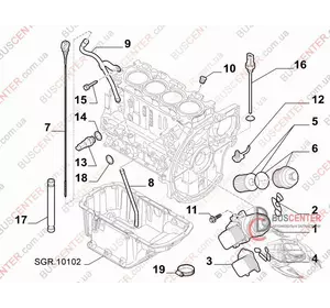 Щуп уровня масла L563 Fiat Scudo 9674322180 Щуп уровня масла L563 Fiat Scudo 9674322180