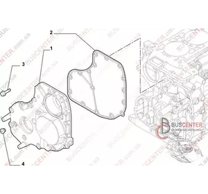 Прокладка крышки двигателя передней Fiat Ducato 504380259 LA 22011.20 Прокладка крышки двигателя передней Fiat Ducato 504380259 LA 22011.20