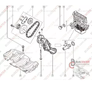 Привод масляного насоса (цепь привода масляного насоса, звёздочка) Renault Kangoo 7701472674 96218J Привод масляного насоса (цепь привода масляного насоса, звёздочка) Renault Kangoo 7701472674 96218J