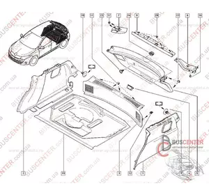 Обшивка двери задней ляды правая (карта/ панель/ накладка, "купе") Renault Megane 634140051 909020006R Обшивка двери задней ляды правая (карта/ панель/ накладка, "купе") Renault Megane 634140051 909020006R