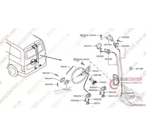 Замок двери задней нижний правый Nissan NV 200 90522JX50B Замок двери задней нижний правый Nissan NV 200 90522JX50B