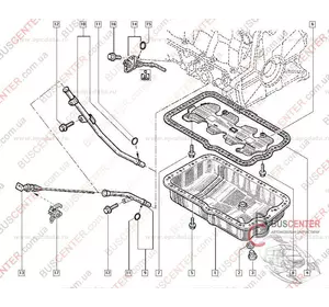 Прокладка масляного поддона Renault Master 7700857225 14067000 Прокладка масляного поддона Renault Master 7700857225 14067000