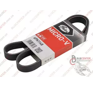 Ремень ручейковый 6 PK 1148 Fiat Ducato 46798891 GAT 6PK1148 Ремень ручейковый 6 PK 1148 Fiat Ducato 46798891 GAT 6PK1148