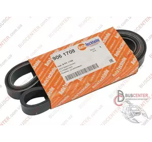 Ремень ручейковый 6 PK 1708 Fiat Scudo 55214074 906 1708 Ремень ручейковый 6 PK 1708 Fiat Scudo 55214074 906 1708