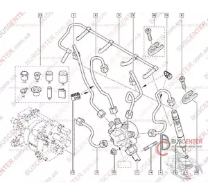 Уплотнительное кольцо форсунки (прокладка, шайба "1шт") Renault Master 7703062072 98412J Уплотнительное кольцо форсунки (прокладка, шайба "1шт") Renault Master 7703062072 98412J