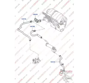 Патрубок системы отопления Ford Transit 6C11-18K582-CE 6C1118K582CE Патрубок системы отопления Ford Transit 6C11-18K582-CE 6C1118K582CE