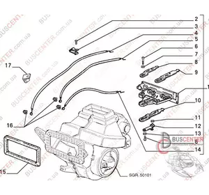Трос печки Fiat Ducato 7661862 Трос печки Fiat Ducato 7661862