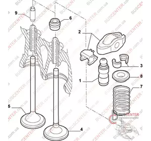 Гидрокомпенсатор (толкатель (1 шт)) Fiat Ducato 9464396380 Гидрокомпенсатор (толкатель (1 шт)) Fiat Ducato 9464396380