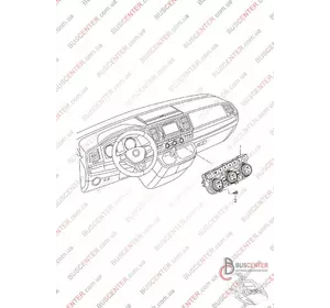 Блок управления климат-контролем Volkswagen Transporter 7E0 907 040 AA 7E0907040AA Блок управления климат-контролем Volkswagen Transporter 7E0 907 040 AA 7E0907040AA