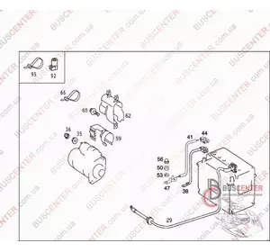 Клемма аккумулятора "MINUS" Mercedes Vito A6385400331 Клемма аккумулятора "MINUS" Mercedes Vito A6385400331
