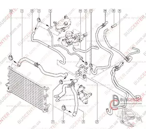 Патрубок системы отопления (шланг печки) Renault Master 8200419489 Патрубок системы отопления (шланг печки) Renault Master 8200419489