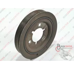 Шкив коленвала демпферный 6 ручейков Fiat Fiorino 9655703580 Шкив коленвала демпферный 6 ручейков Fiat Fiorino 9655703580