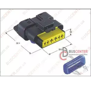 Разъем  электрический Renault Trafic 211PC069S0049 Разъем  электрический Renault Trafic 211PC069S0049
