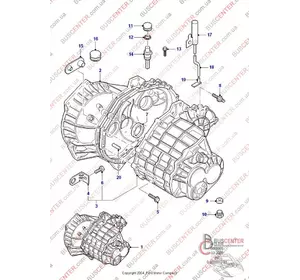 Кронштейн крепления КПП Ford Transit 93ZT7723AB Кронштейн крепления КПП Ford Transit 93ZT7723AB