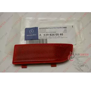 Светоотражатель заднего бампера правый Mercedes Vito 6398260540 639 826 05 40 Светоотражатель заднего бампера правый Mercedes Vito 6398260540 639 826 05 40