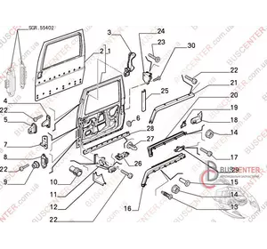 Направляющая боковой левой сдвижной двери нижняя (планка, рейка, лыжа) Peugeot 806 1470468080 Направляющая боковой левой сдвижной двери нижняя (планка, рейка, лыжа) Peugeot 806 1470468080