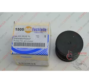 Шкив генератора демпферный 6 ручейковый Mercedes Sprinter 611 155 02 15 ATT1505 Шкив генератора демпферный 6 ручейковый Mercedes Sprinter 611 155 02 15 ATT1505