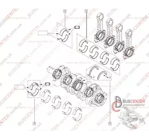Вкладыш шатуна STD (стандартный "комплект - 8 шт") Nissan NV 400 122078491R 77 982 600 Вкладыш шатуна STD (стандартный "комплект - 8 шт") Nissan NV 400 122078491R 77 982 600
