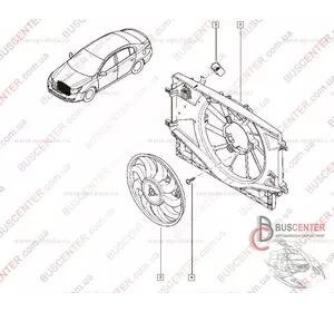 Резистор вентилятора охлаждения (реостат, сопротивление, регулятор) Renault Kangoo 214936501R Резистор вентилятора охлаждения (реостат, сопротивление, регулятор) Renault Kangoo 214936501R