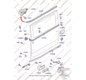 Ограничитель направляющей боковой левой сдвижной двери Ford Transit YC15V290B03AA Ограничитель направляющей боковой левой сдвижной двери Ford Transit YC15V290B03AA