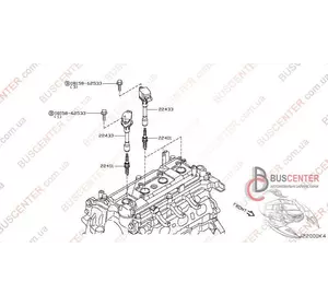 Катушка зажигания Nissan Qashqai 22448-ED800 0221604014 Катушка зажигания Nissan Qashqai 22448-ED800 0221604014