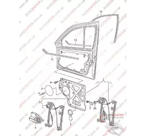 Уплотнитель стекла двери передней правой (наружный) Volkswagen Transporter 7H0 837 434 7H0837434 Уплотнитель стекла двери передней правой (наружный) Volkswagen Transporter 7H0 837 434 7H0837434