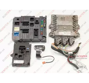 Электронный блок управления (ЭБУ) (комплект) Fiat Scudo 9665100380 Электронный блок управления (ЭБУ) (комплект) Fiat Scudo 9665100380