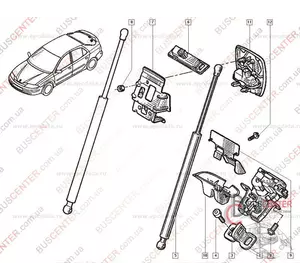 Накладка замка задней двери Renault Laguna 8200025316 Накладка замка задней двери Renault Laguna 8200025316