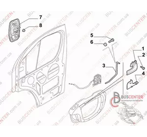 Ручка двери передней левой наружная Peugeot Boxer 735423244 ATT505 0040 Ручка двери передней левой наружная Peugeot Boxer 735423244 ATT505 0040