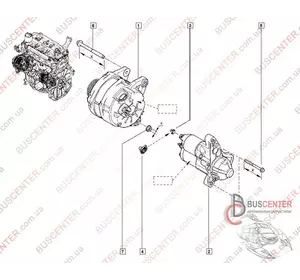 Стартер Renault Dokker 233001903R M000TD1371ZE Стартер Renault Dokker 233001903R M000TD1371ZE
