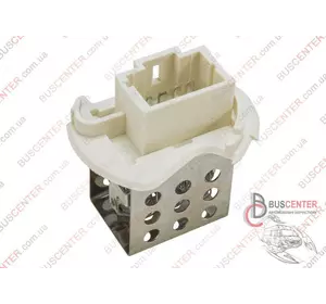 Резистор печки (реостат, регулятор оборотов печки, сопротивление) Renault Master 7701057557 TR1129 Резистор печки (реостат, регулятор оборотов печки, сопротивление) Renault Master 7701057557 TR1129