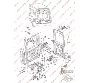 Замок двери задней левой нижний Volkswagen Caddy 2K0 827 505 2K0827505 Замок двери задней левой нижний Volkswagen Caddy 2K0 827 505 2K0827505