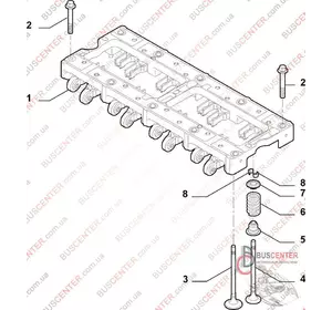 Впускной клапан Fiat Ducato 9675708880 FR 6508 Впускной клапан Fiat Ducato 9675708880 FR 6508
