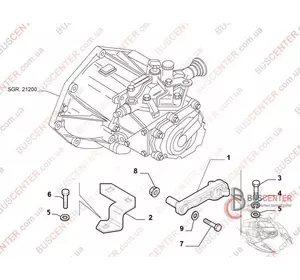 Подушка КПП задняя нижняя Fiat Fiorino 51805431 IMP25671 Подушка КПП задняя нижняя Fiat Fiorino 51805431 IMP25671
