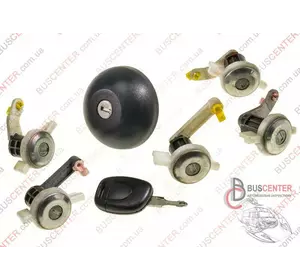 Комплект личинок замка с ключем Renault Master 7700352686 7701470944 Комплект личинок замка с ключем Renault Master 7700352686 7701470944