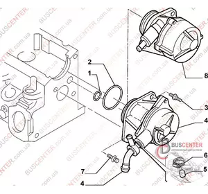 Вакуумный насос Fiat Scudo 9630499880 7.24808.11.0 Вакуумный насос Fiat Scudo 9630499880 7.24808.11.0